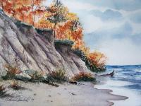 Landscapes - The Cliffs - Watercolor