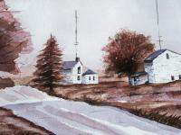 Landscapes - Small Town - Watercolor
